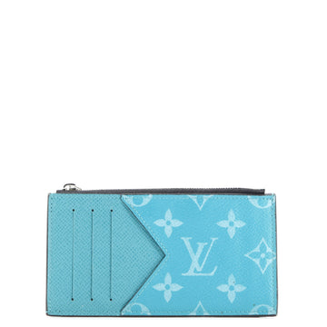 Louis Vuitton Coin Card Holder Monogram Taigarama