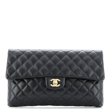 Chanel Classic Flap Clutch Quilted Lambskin