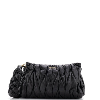 Miu Miu Mega Shoulder Bag Matelasse Leather