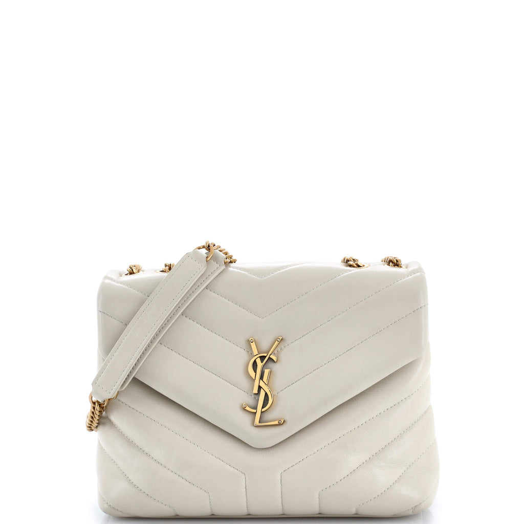 Saint Laurent LouLou Backpack Matelasse Chevron Leather Small - Neutral Saint Laurent | Bags | Saint Laurent Loulou Shoulder Bag  main image 3