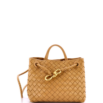 Bottega Veneta Andiamo Top Handle Bag Intrecciato Nappa Small