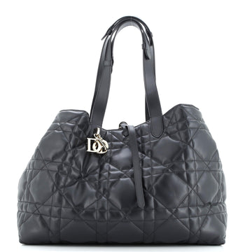 Christian Dior Toujours Tote Bag Macrocannage Quilt Calfskin Large