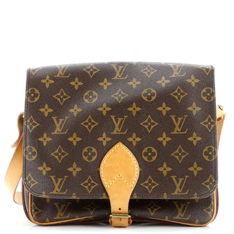 Louis Vuitton Cartouchiere Handbag Monogram Canvas GM