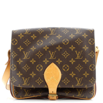Louis Vuitton Cartouchiere Handbag Monogram Canvas GM