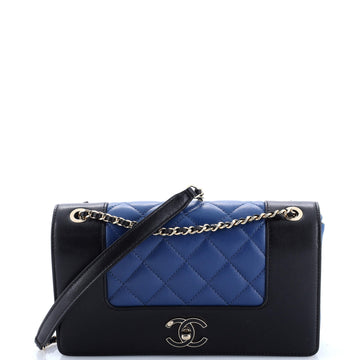 Chanel Mademoiselle Vintage Flap Bag Quilted Sheepskin Medium