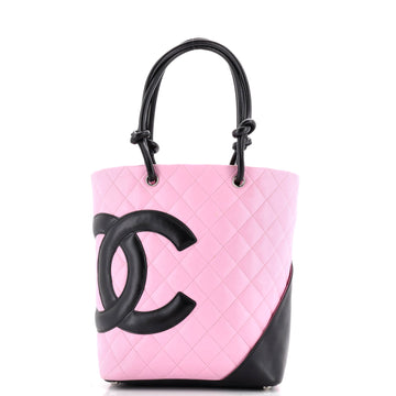 Chanel Cambon Tote Quilted Leather Medium