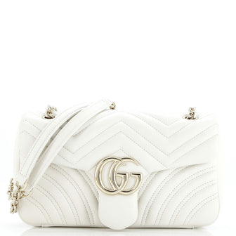 Gucci GG Marmont Flap Bag Matelasse Leather Medium