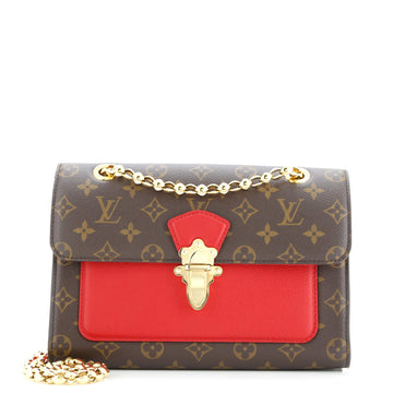 Louis Vuitton Victoire Handbag Monogram Canvas and Leather