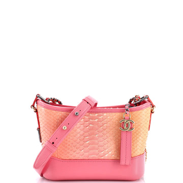 Chanel Gabrielle Hobo Python Small