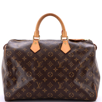 Louis Vuitton Speedy Handbag Monogram Canvas 35