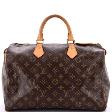 Louis Vuitton Speedy Handbag Monogram Canvas 35