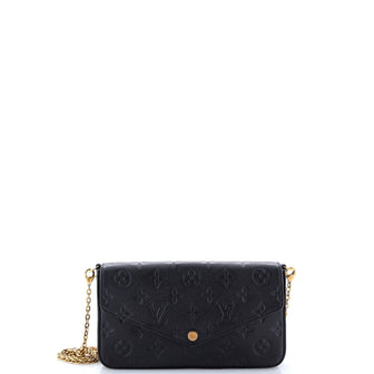 Louis Vuitton Felicie Pochette Monogram Empreinte Leather