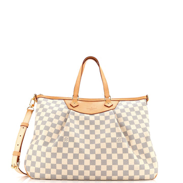 Louis Vuitton Siracusa Handbag Damier GM