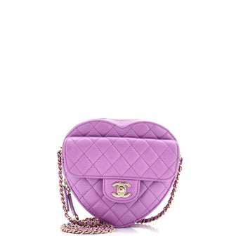 Chanel CC in Love Heart Bag Quilted Lambskin