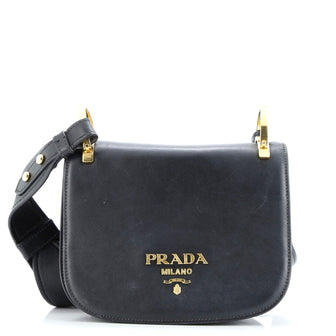Prada Pionniere Saddle Crossbody Bag City Calfskin Small