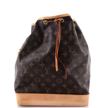 Louis Vuitton Noe Handbag Monogram Canvas Large