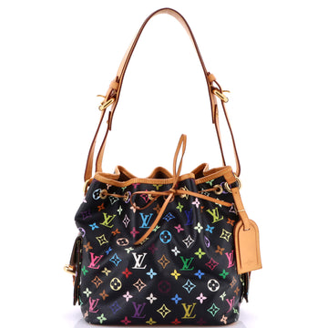 Louis Vuitton Petit Noe Handbag Monogram Multicolor