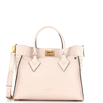 Louis Vuitton On My Side Tote Mahina Leather MM