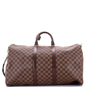 Louis Vuitton Keepall Bandouliere Bag Damier 55