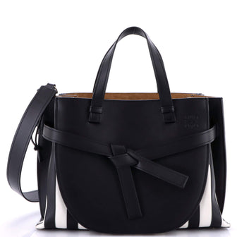 Loewe Gate Tote Leather and Canvas Medium