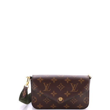 Louis Vuitton Felicie Strap & Go Handbag Monogram Canvas