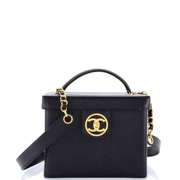 Chanel Vintage Vanity Case Caviar Small