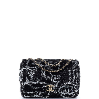 Chanel Lucky Symbols CC Flap Bag Sequins Mini