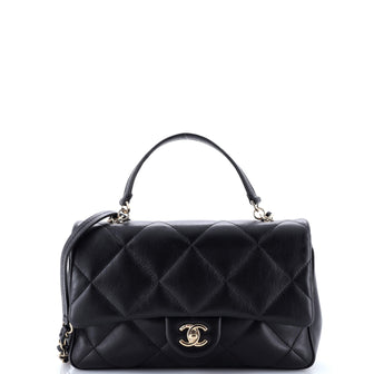 Chanel Easy Carry NM Flap Bag Quilted Lambskin Medium