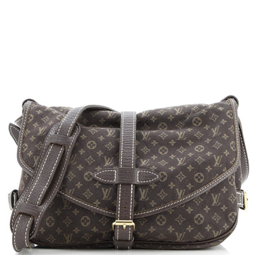 Louis Vuitton Saumur Handbag Mini Lin 30