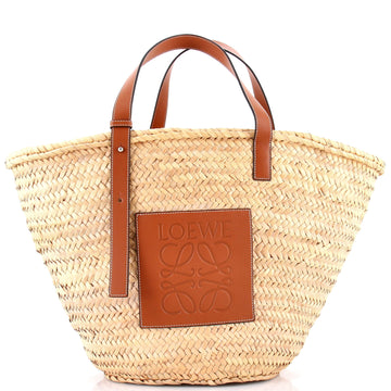 Loewe Basket Tote Raffia Large