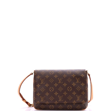 Louis Vuitton Musette Tango Handbag Monogram Canvas