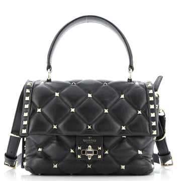 Valentino Garavani Candystud Top Handle Bag Leather Medium