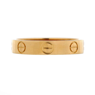 Cartier Love Wedding Band Ring 18K Yellow Gold