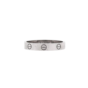Cartier Love Wedding Band Ring 18K White Gold