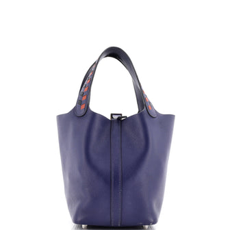 Hermes Picotin Lock Bag Tressage Epsom PM