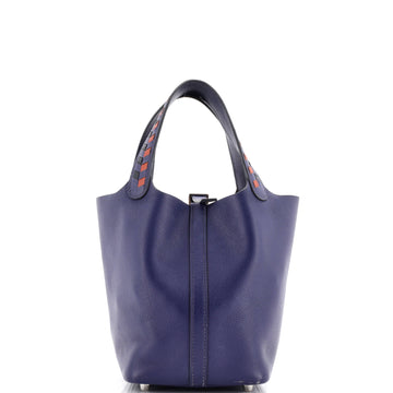 Hermes Picotin Lock Bag Tressage Epsom PM