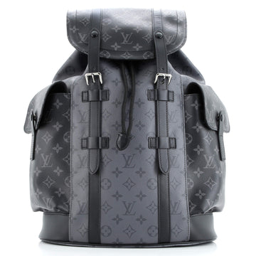 Louis Vuitton Christopher Backpack Reverse Monogram Eclipse Canvas MM