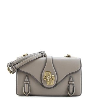 Bottega Veneta City Knot Flap Bag Leather