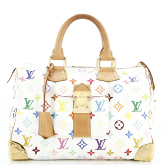 Louis Vuitton Speedy Handbag Monogram Multicolor 30