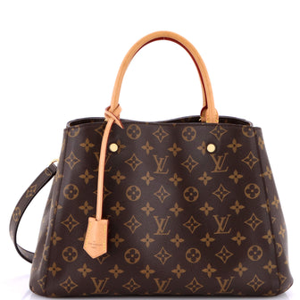 Louis Vuitton Montaigne Handbag Monogram Canvas MM