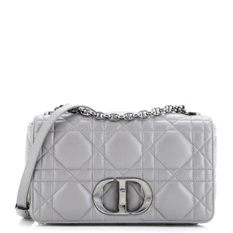 Christian Dior Caro Bag Macrocannage Quilt Calfskin Medium