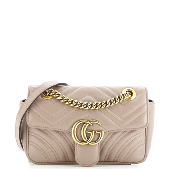 Gucci GG Marmont Flap Bag Matelasse Leather Mini