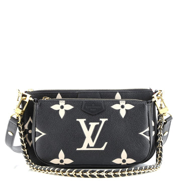Louis Vuitton Multi Pochette Accessoires Bicolor Monogram Empreinte Giant