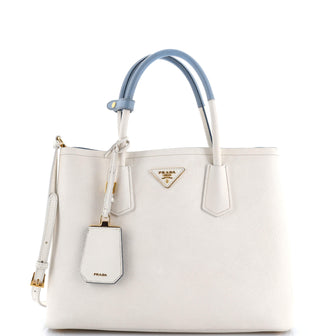Prada Cuir Double Tote Saffiano Leather Medium