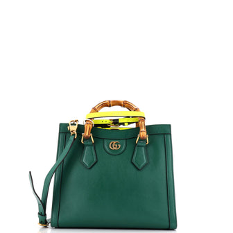 Gucci Diana NM Bamboo Handle Tote Leather Small