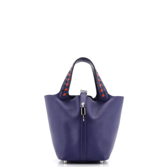 Hermes Picotin Lock Bag Tressage Epsom PM