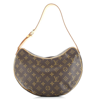 Louis Vuitton Croissant Handbag Monogram Canvas MM
