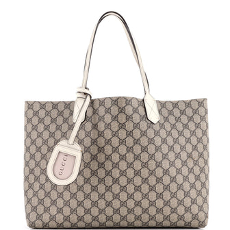 Gucci Reversible Tote GG Coated Canvas with Leather Medium