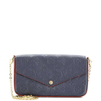 Louis Vuitton Felicie Pochette Monogram Empreinte Leather