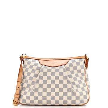 Louis Vuitton Siracusa Handbag Damier PM